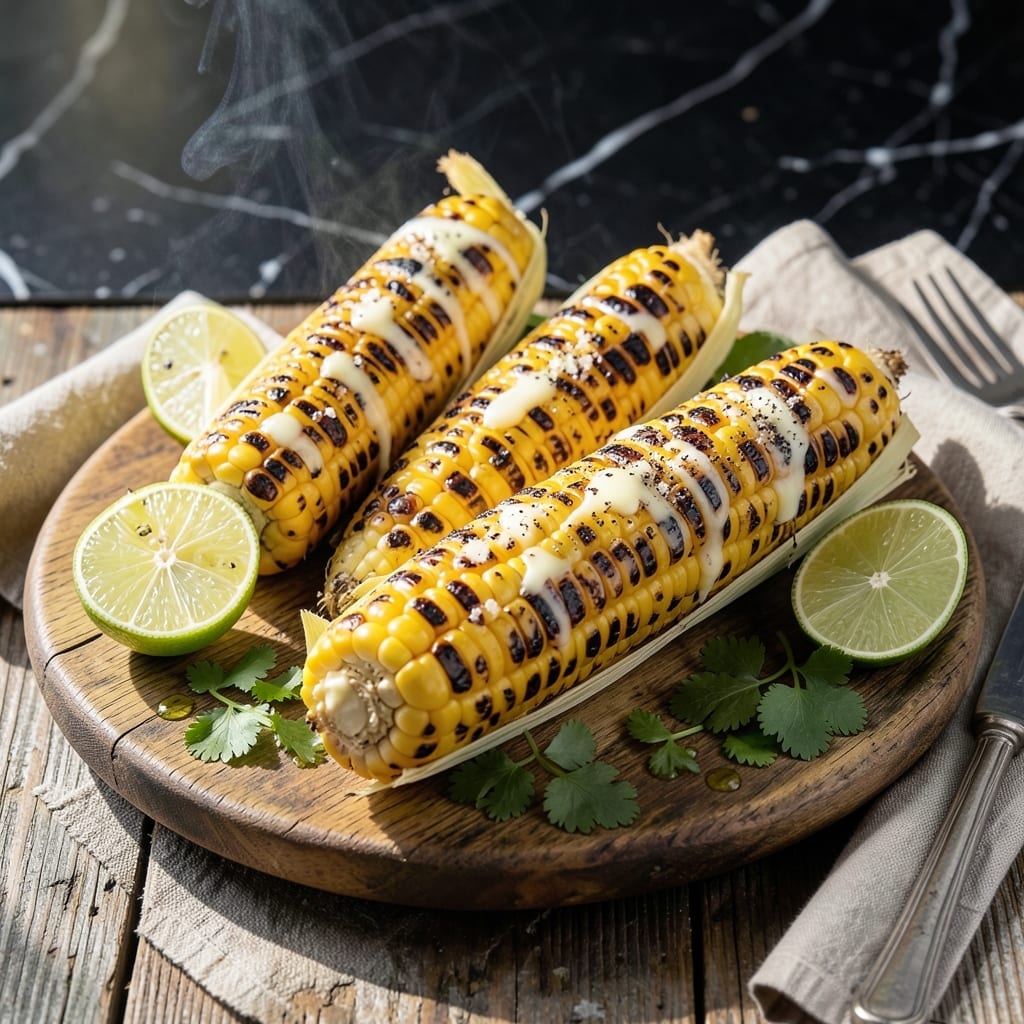 Recipe For Sweet Corn On The Grill: Smoky Caramelized Sweetness