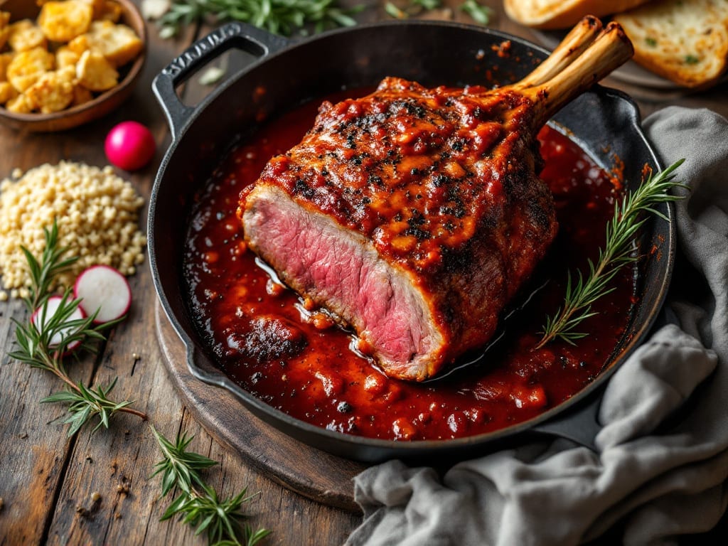 Smoked Leg Of Lamb BBQ Recipe: Smoky-Spiced Crust With Fall-Off-Bones Tenderness