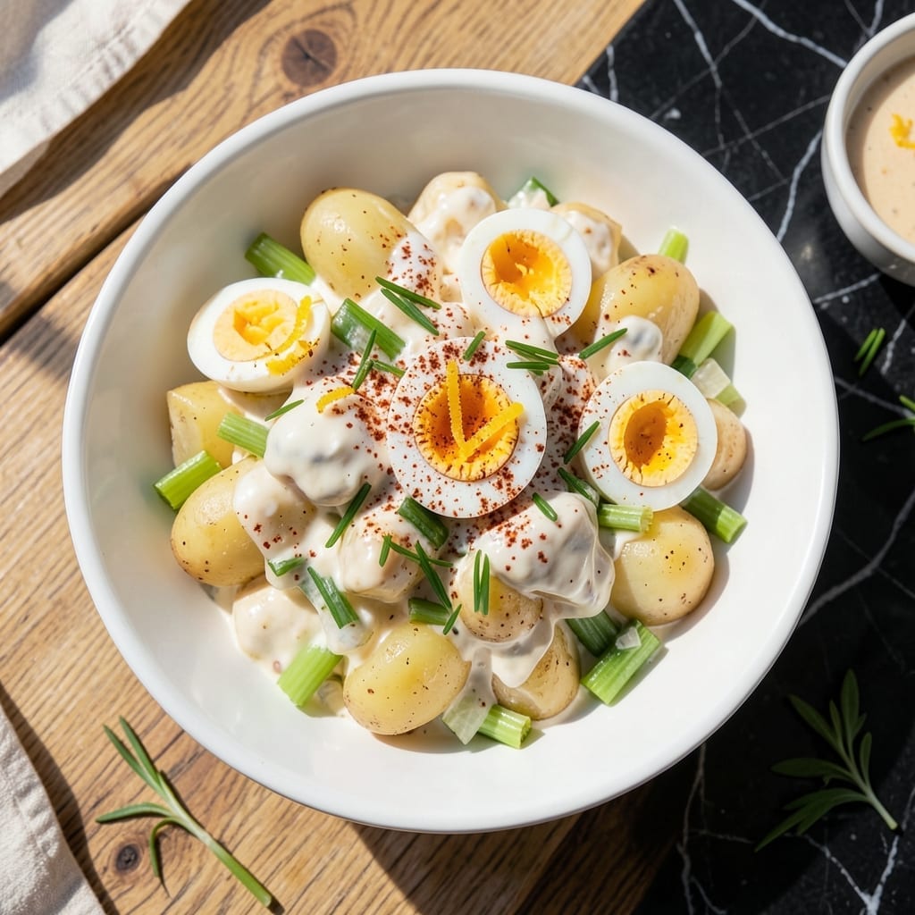 Mom's Potato Salad Recipe: Nostalgic Creamy Side with Fresh Herbs