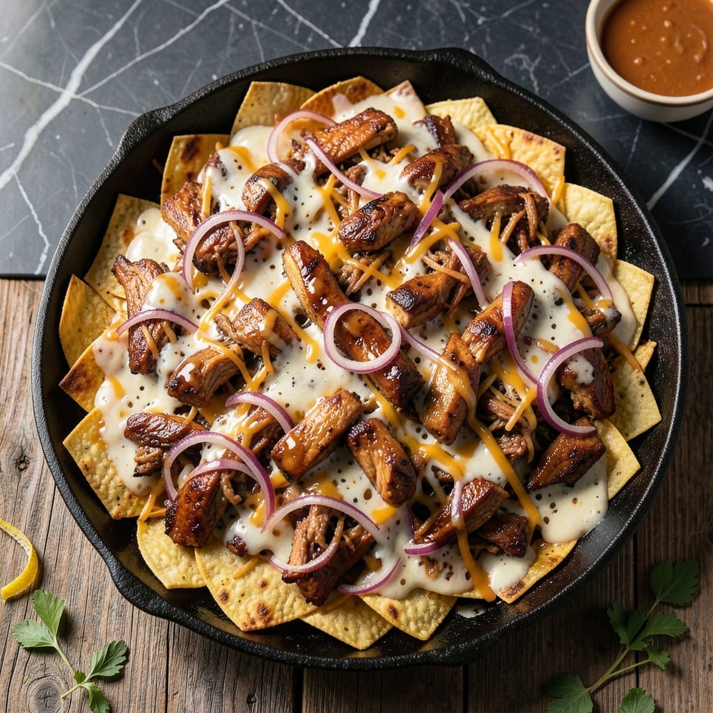 Barbecue Chicken Nachos Recipe: Loaded With Cheese and Smoky Flavor