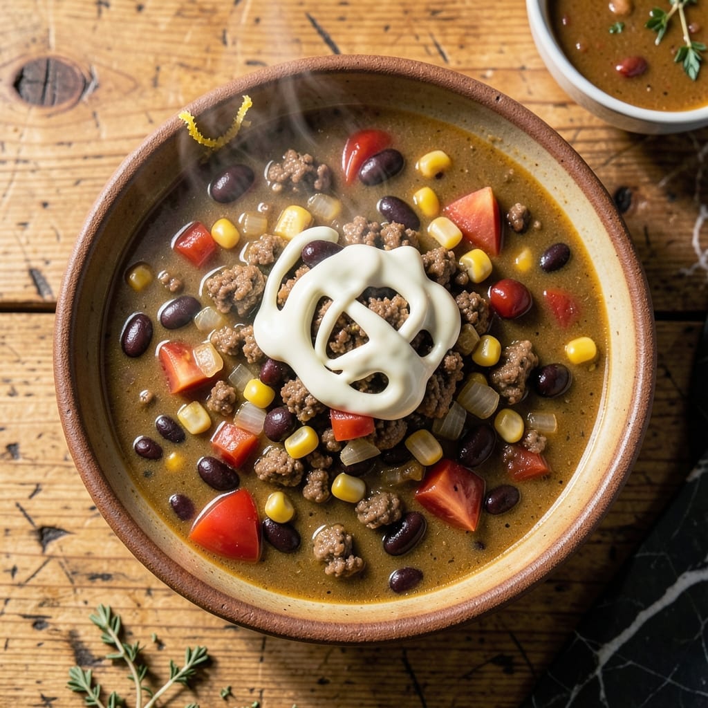 Taco Soup Recipe With Ranch: Zesty Southwestern Flavor in a Bowl