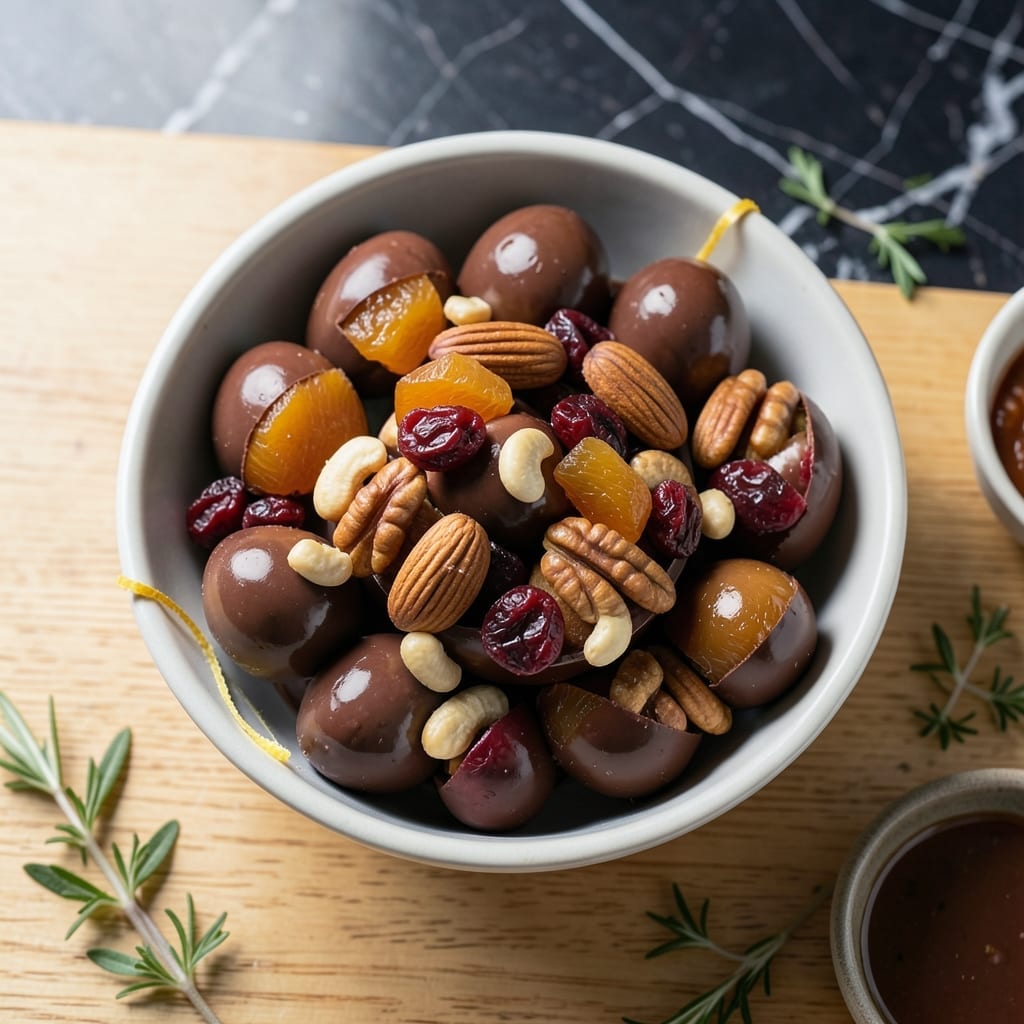 Fruit and Nut Easter Egg Recipe: Chocolate-Covered Crunch Delight