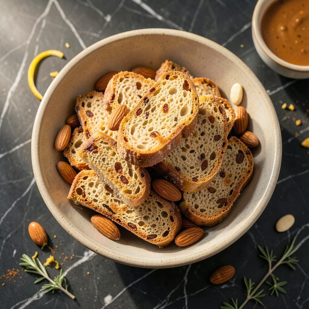 Sugar Free Biscotti Recipe: Crunchy Almond and Vanilla Twice-Baked Sugar Free Biscotti Recipe: Crunchy Almond and Vanilla Twice-Baked
