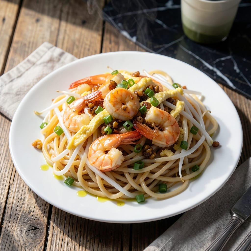 Fried Beehoon Recipe Singapore: Wok-Tossed Noodles with Shrimp and Egg
