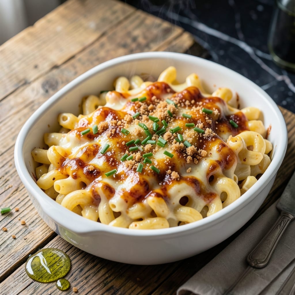 Mac And Cheese Recipe With Gouda And Cheddar: Ultra Creamy Three-Cheese Bake