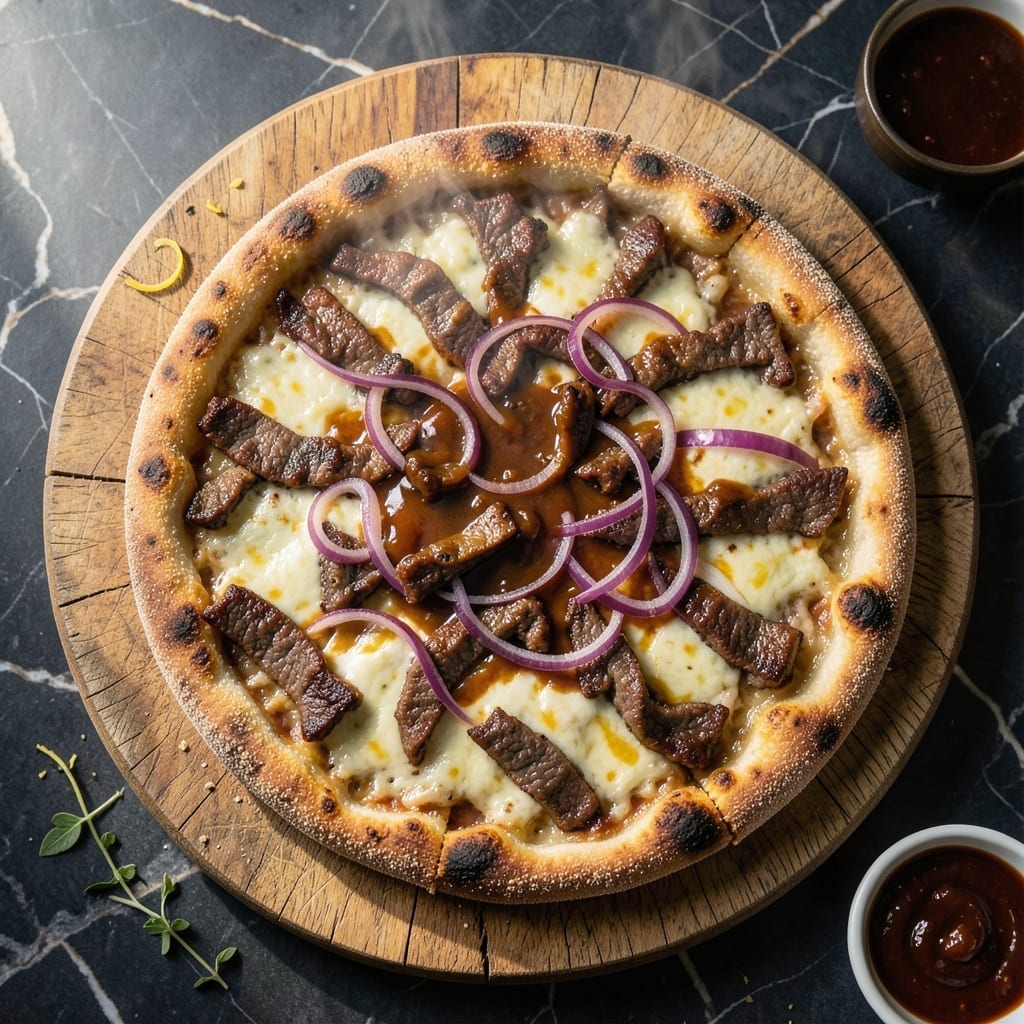 Barbecue Beef Pizza Recipe: Smoky Meat and Cheese Harmony