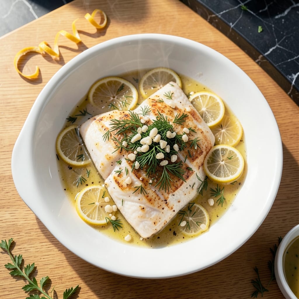 Ina Garten Baked Halibut Recipe: Flaky White Fish With Lemon-Dill Brightness