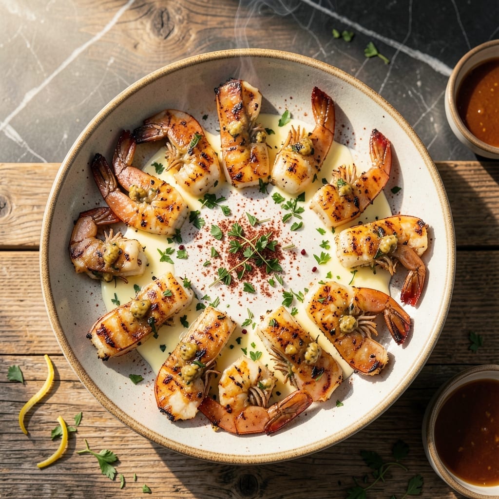 Grilled Stuffed Shrimp Recipe: Smoky Garlic Butter Bites