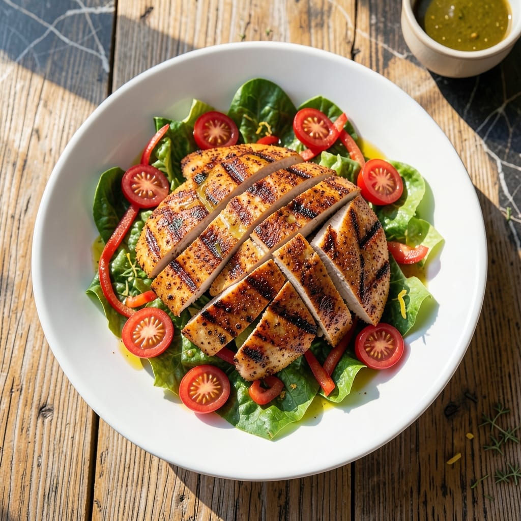 Grilled Cajun Chicken Salad Recipe: Spicy Kick With Fresh Greens