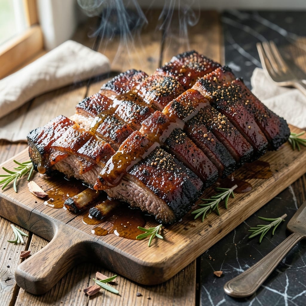 BBQ Beef Spare Ribs Recipe Barbecue: Smoky Charring with a Sticky Glaze