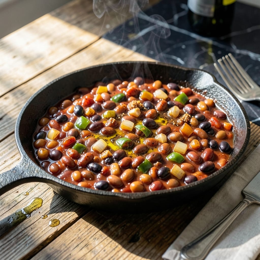 Baked Beans Grill Recipe: Smoky Sweetness With Charred Depth
