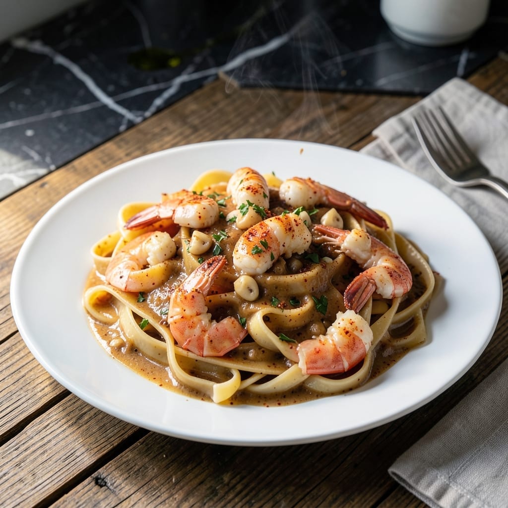 Cajun Ninja Crawfish Fettuccine Recipe: Spicy Creamy Louisiana Twist