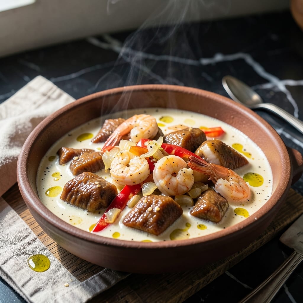 Ginataang Langka Recipe With Shrimp: Tropical Coconut Jackfruit Stew