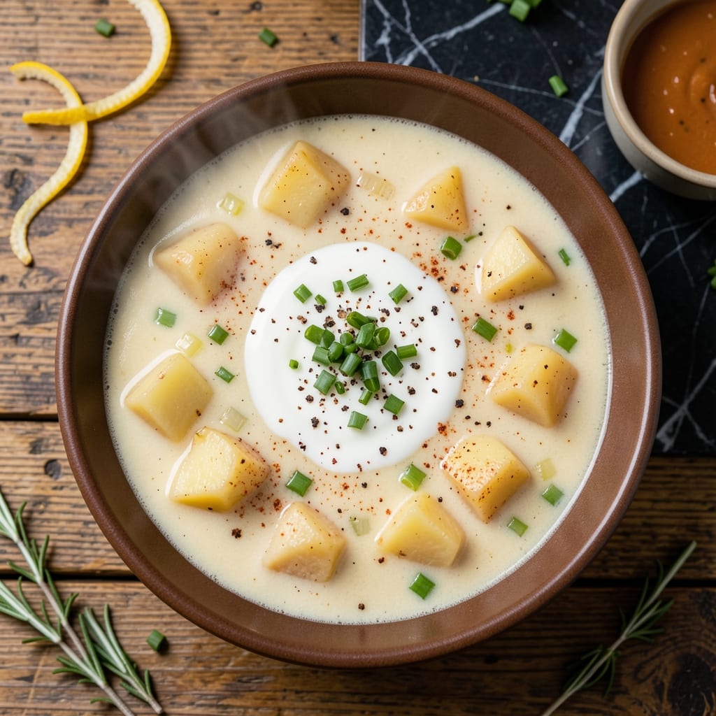 Cracker Barrel Potato Soup Recipe: Copycat Creamy Loaded Potato Flavor