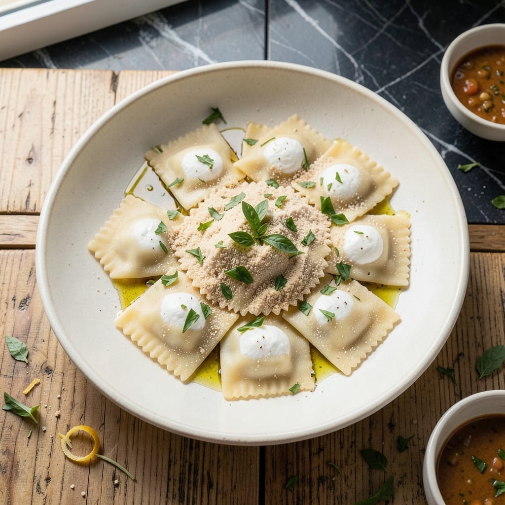 Eggless Ravioli Recipe: Pillowy Pockets Without the Eggs