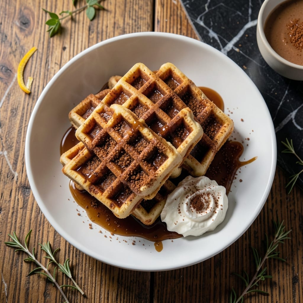 Cinnamon Toast Waffles Recipe: Crispy Edges With Warm Spice Swirls
