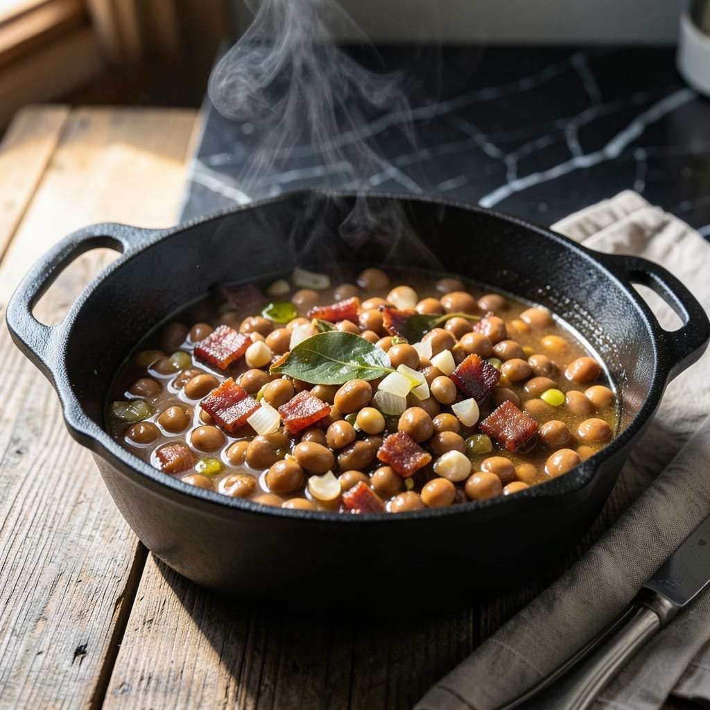 Traditional Southern Conch Peas: Creamy Field Pea Comfort with Smoky Depth