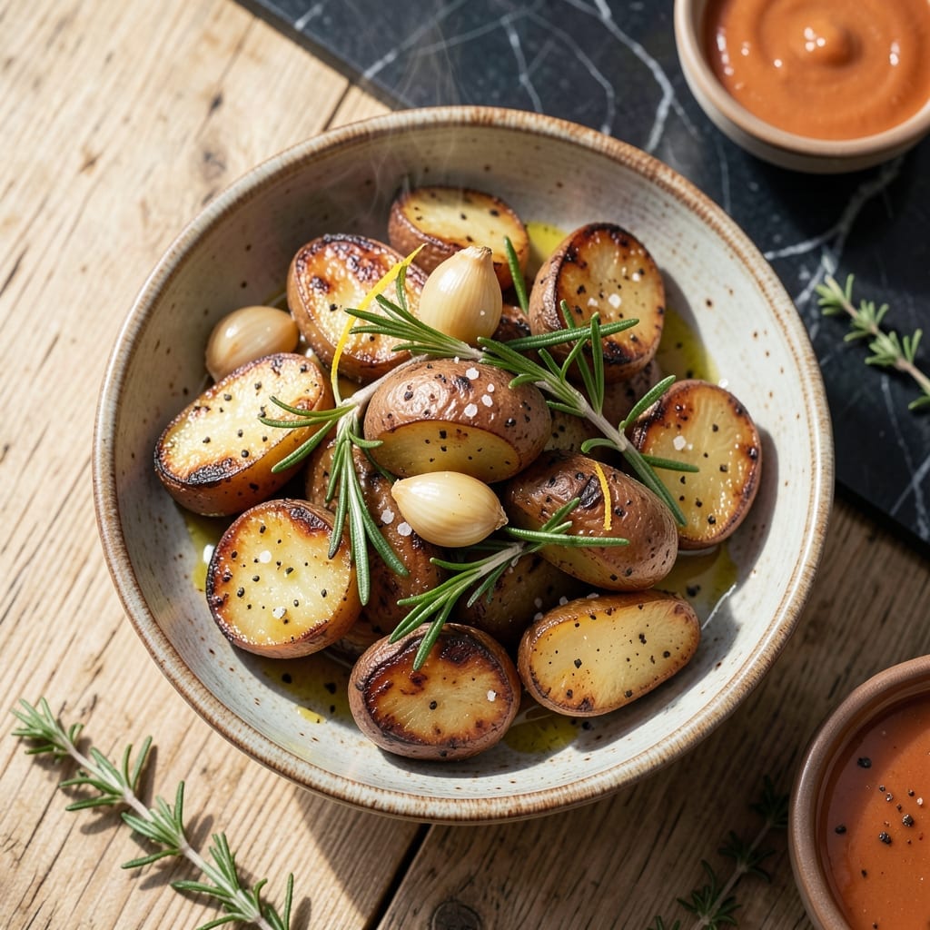 Grilled Roasted Potatoes Recipe: Charred Crisp Edges and Fluffy Centers