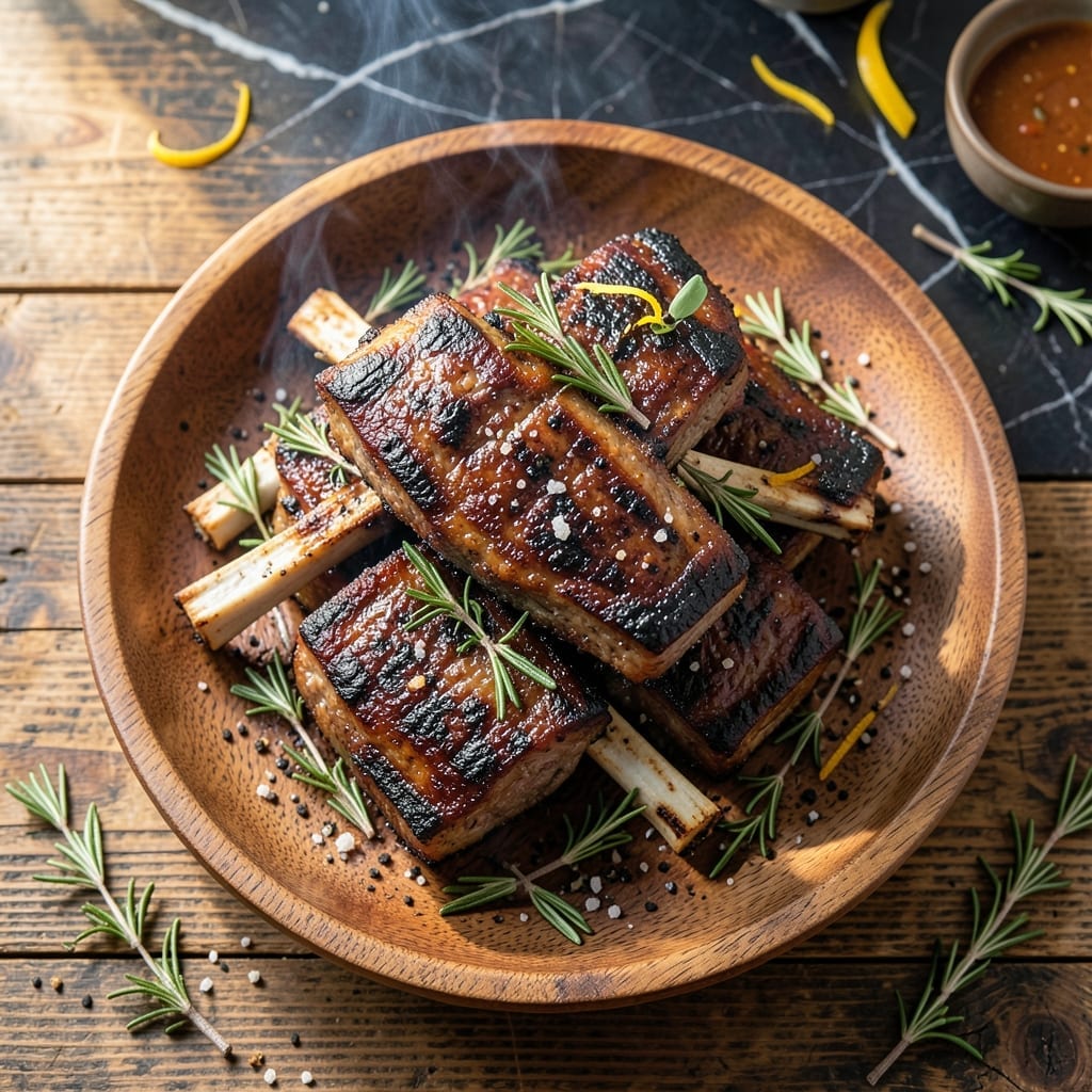Beef Chuck Ribs Recipe Grill: Smoky Char With Garlic Herb Baste