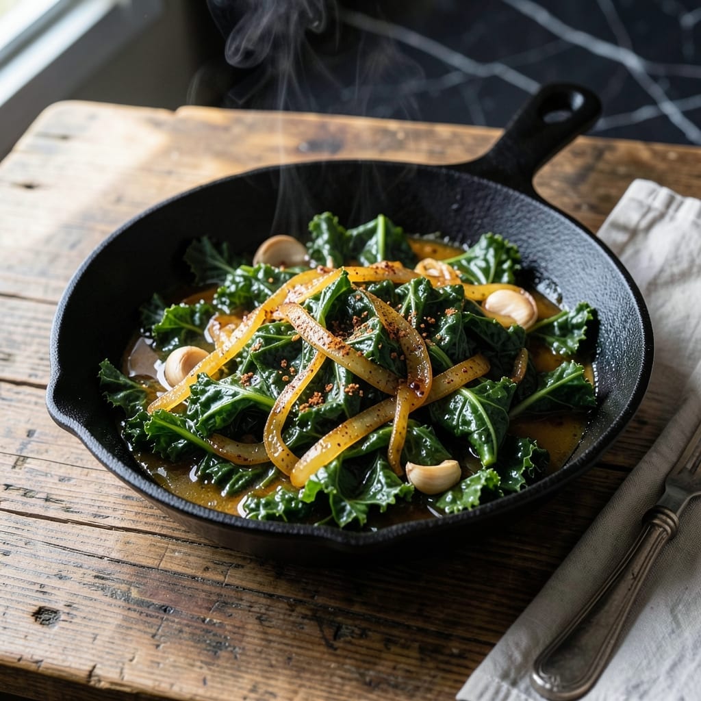 Kale Greens Recipe Southern: Slow-Cooked With Smoky Ham Hocks