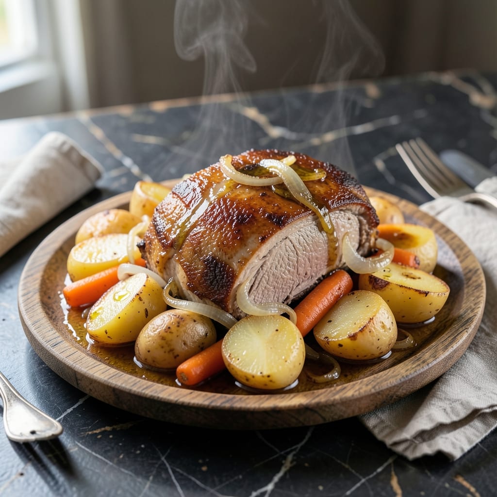 Pork Roast Slow Cooker Recipe With Potatoes And Carrots: Fall-Off-The-Bone Tender Meal Pork Roast Slow Cooker Recipe With Potatoes And Carrots: Fall-Off-The-Bone Tender Meal