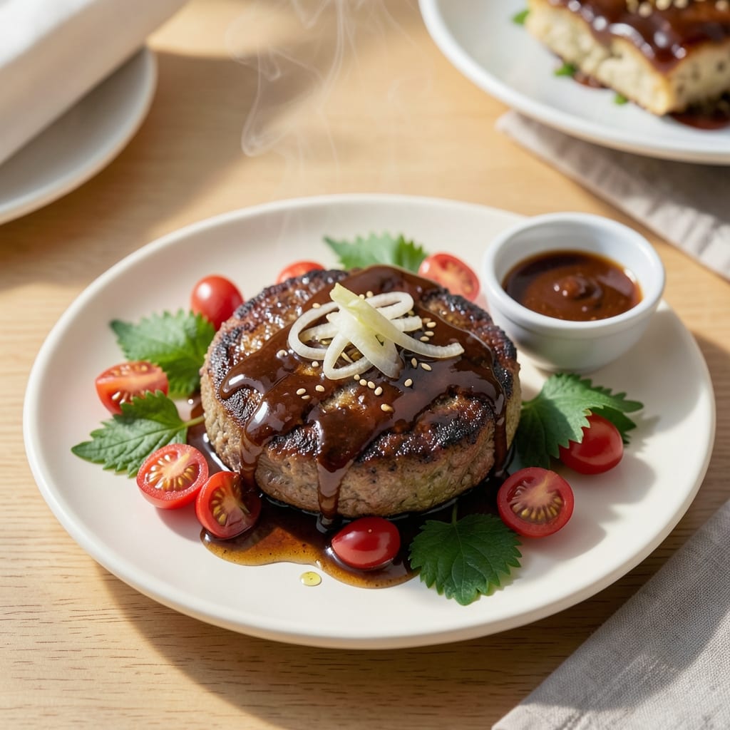Japanese Hamburger Steak Sauce Recipe: Umami-Rich Glaze for Savory Patties