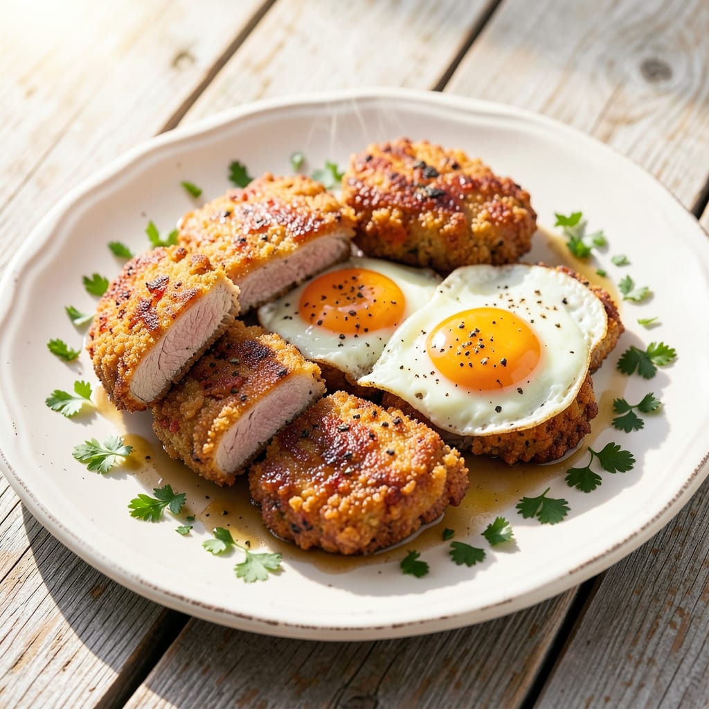 Fried Pork Chops Recipe With Egg: Crispy Golden Crust and Juicy Centers