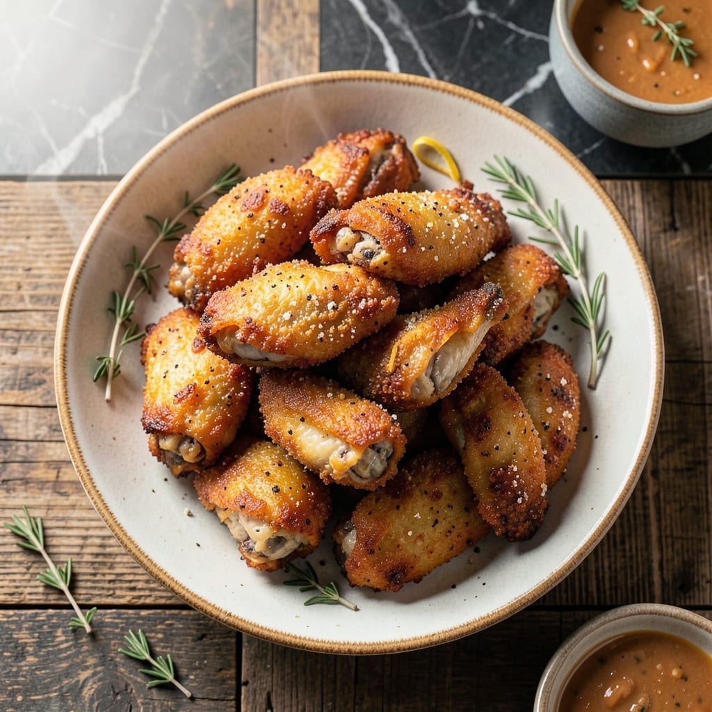 Extra Crispy Fried Chicken Wings Recipe With Cornstarch: Shatteringly Crisp Coating
