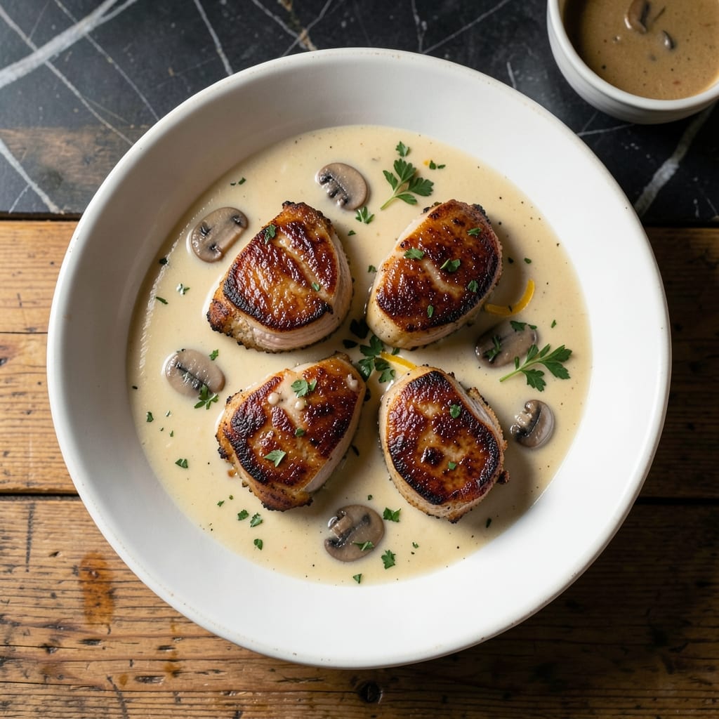 Oven Baked Pork Chops With Cream Of Mushroom Soup Recipe: Velvety Sauce and Tender Cuts