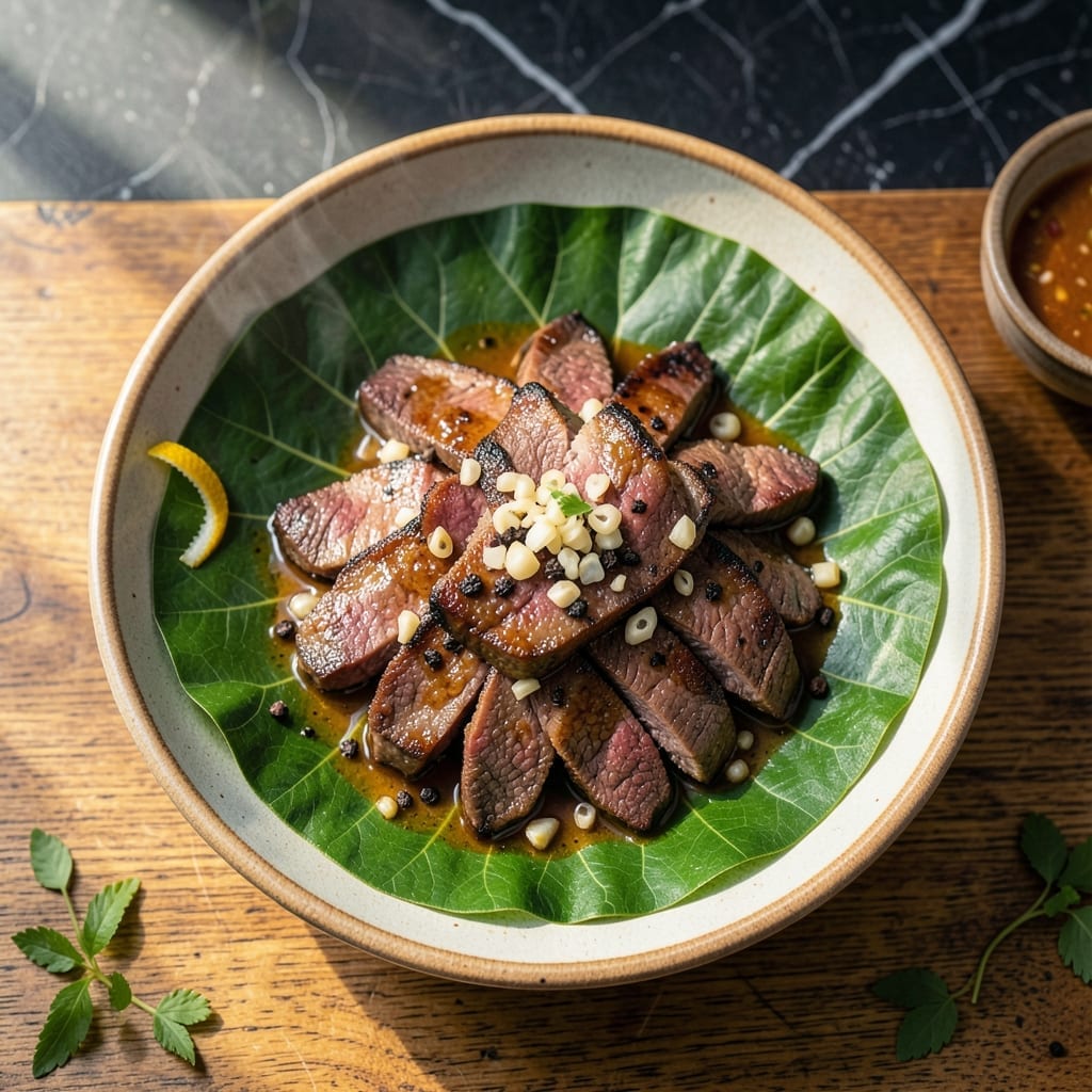 Bo Rounds Recipe: Vietnamese-Style Beef Wrapped in Betel Leaves