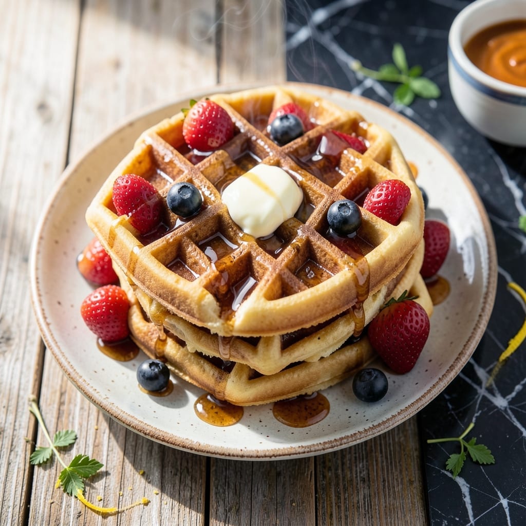 Best Waffle Recipe From Scratch: Crispy Golden Grids Without a Mix