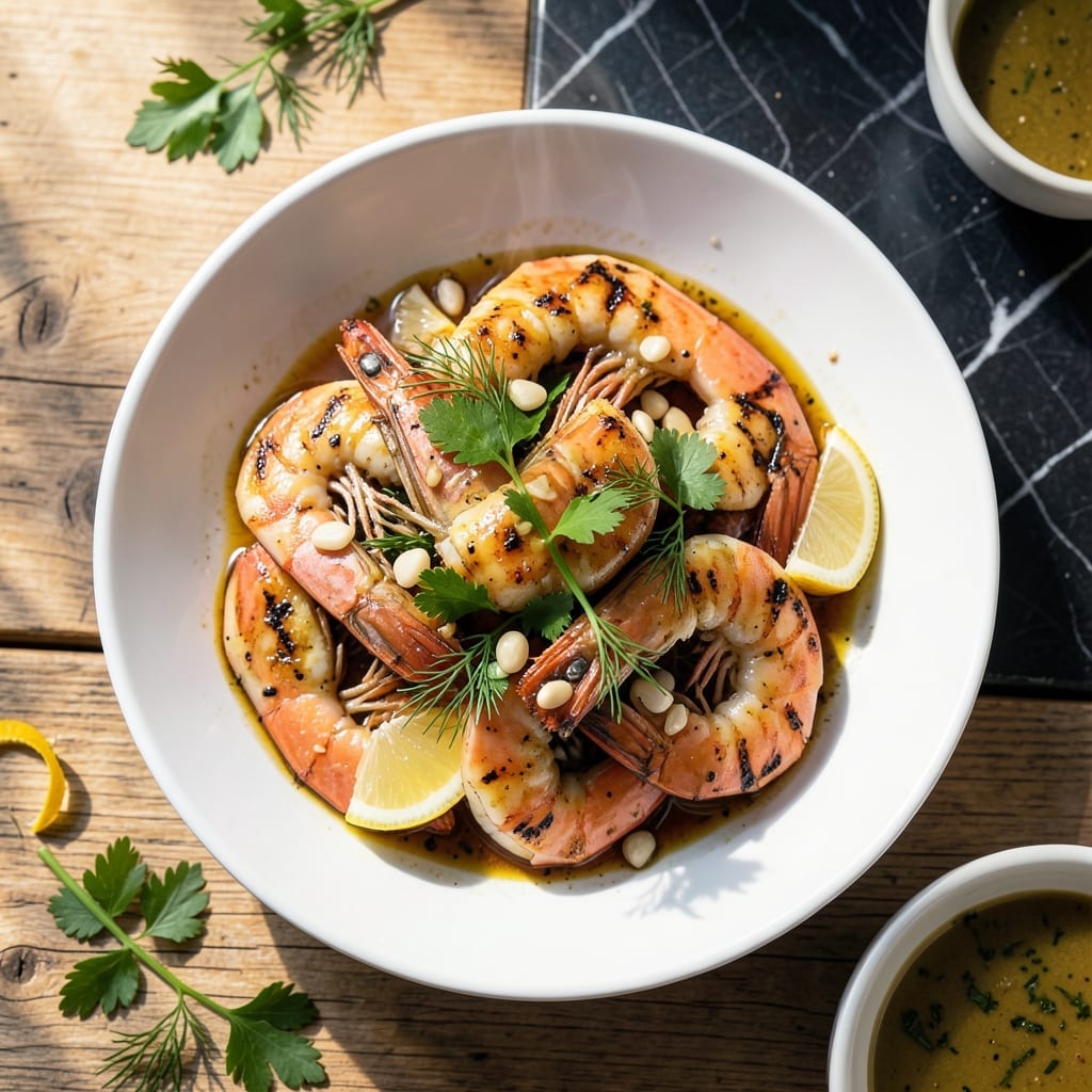 Grilled Herb Shrimp Recipe: Smoky Char With Lemon Zest