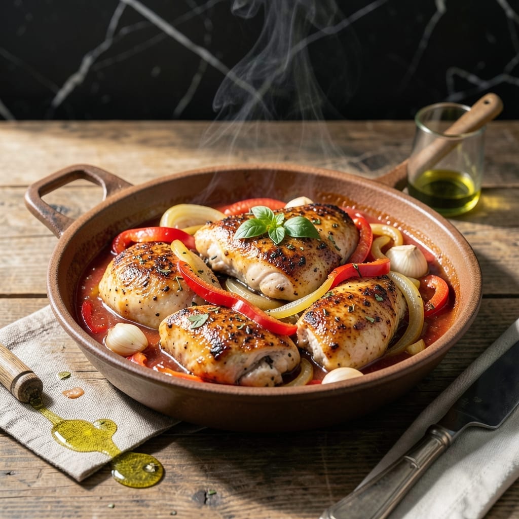 Recipe Chicken Cacciatore Boneless Chicken: Rustic Italian Stew With Tomatoes and Herbs