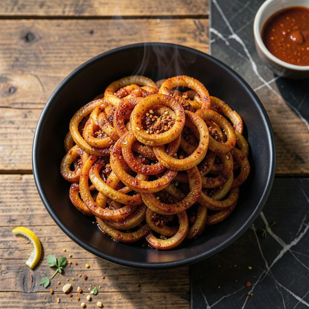 Potato Corner Chili BBQ Recipe: Spiral Snack with Smoky Heat