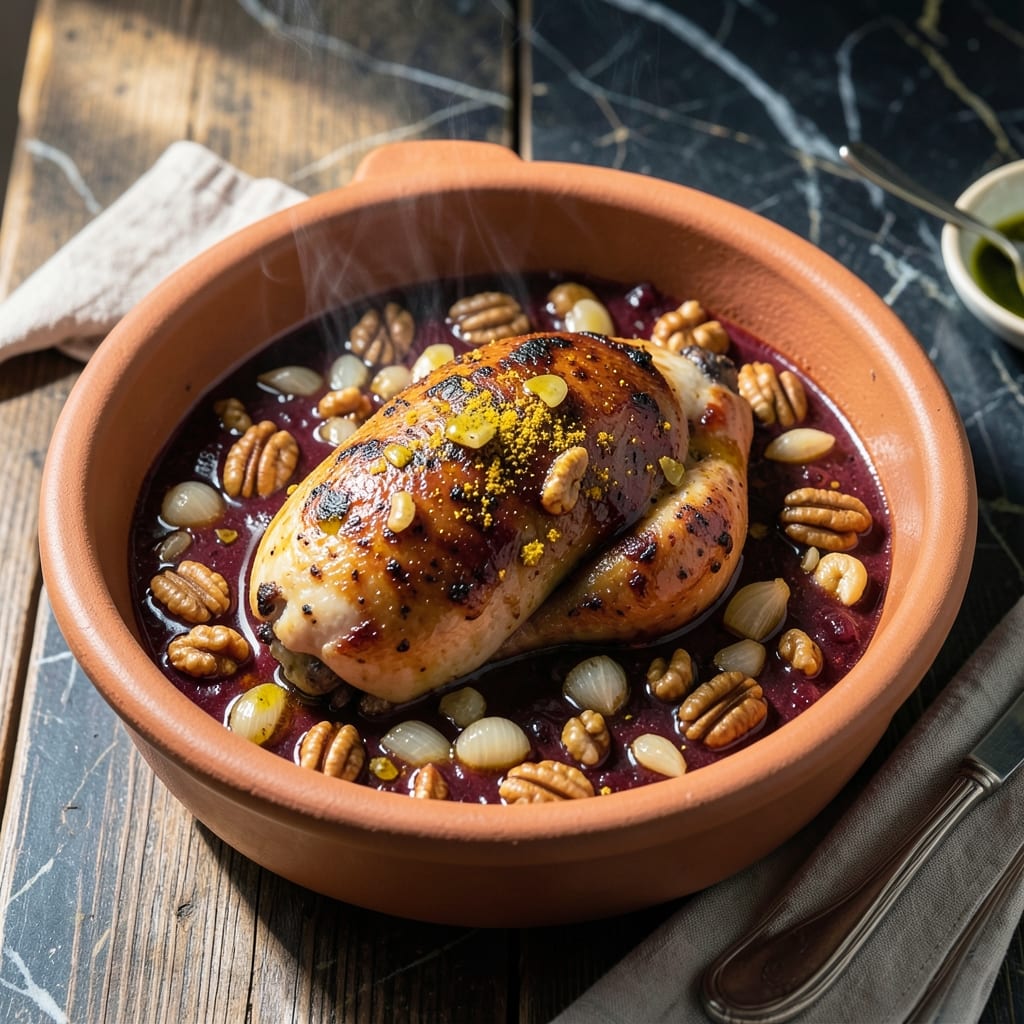 Fesenjan Recipe Chicken: Persian Pomegranate and Walnut Stew