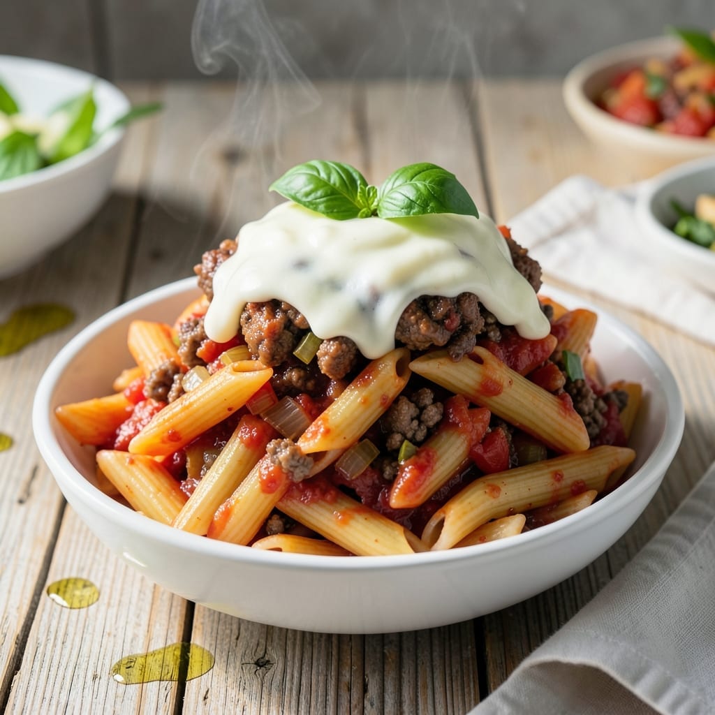 Tomato Basil Penne Hamburger Helper Recipe: Homemade Upgrade in 30 Minutes