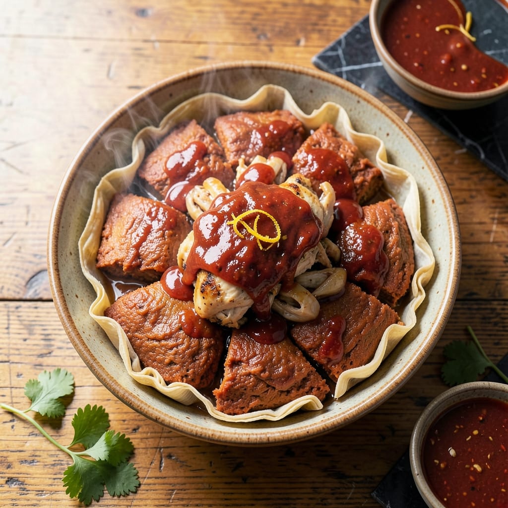 Red Chicken Tamale Recipe: Steamed Corn Masa With Spiced Filling