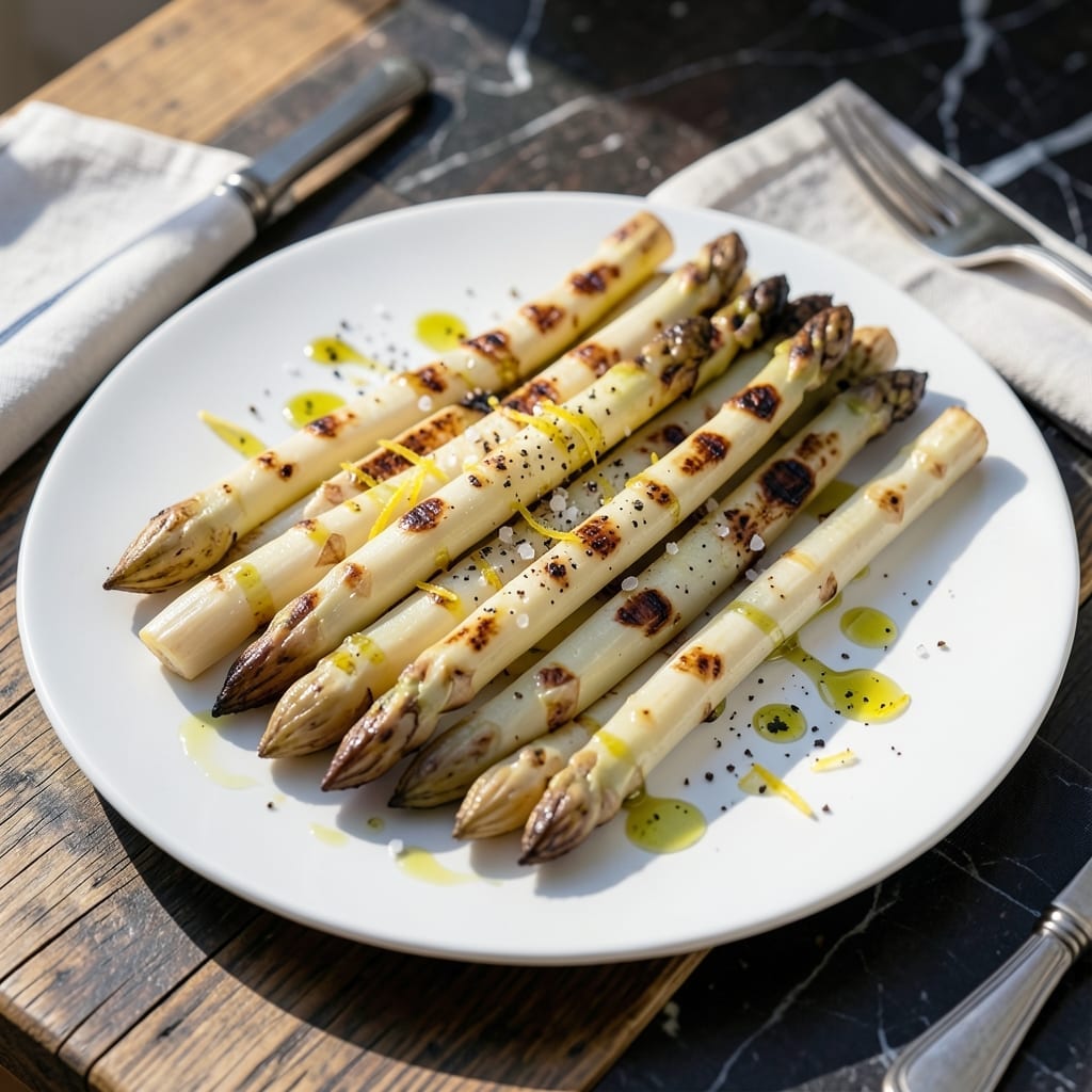 Grilled White Asparagus Recipe: Smoky Char With Bright Lemon Finish