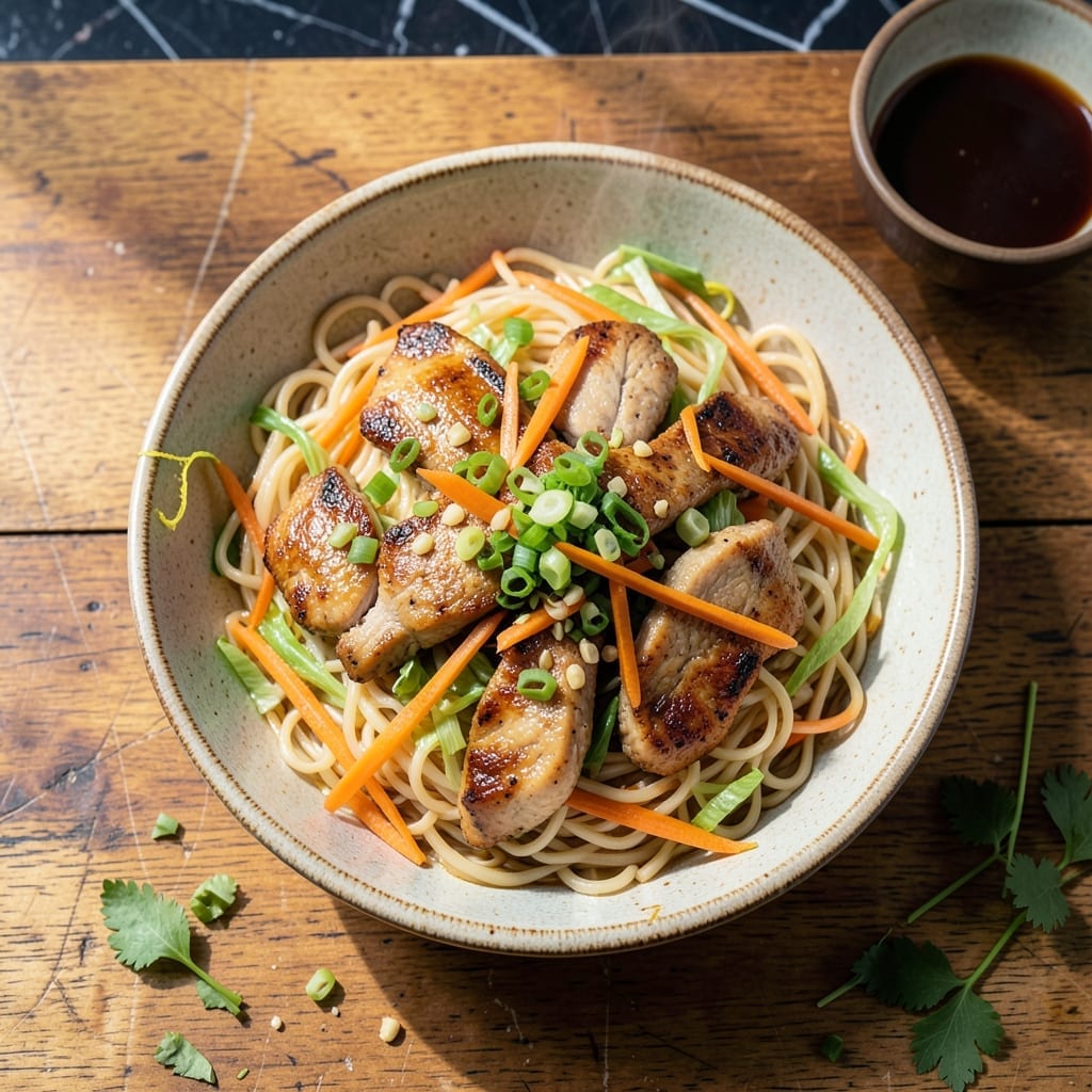 Filipino Pancit Recipe Chicken: Noodle Stir-Fry With Savory Soy Sauce