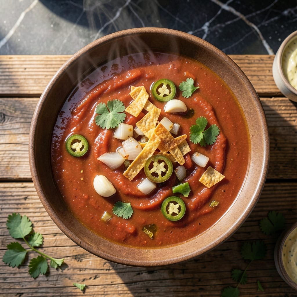 Chuy's Tortilla Soup Recipe: Smoky Tomato Broth With Crispy Tortilla Strips