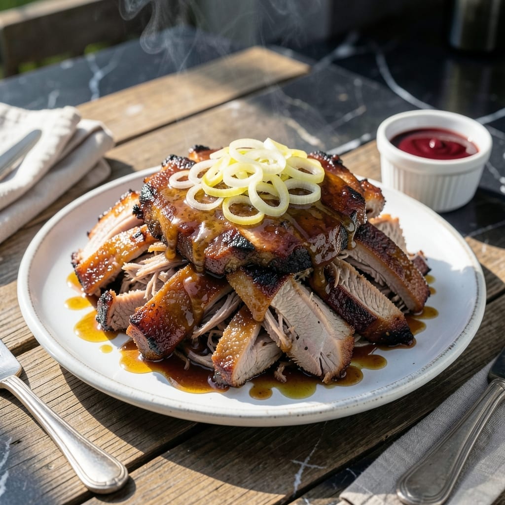 Barbecue Pulled Pork Recipe: Slow-Smoked for Fall-Off-The-Bone Tenderness Barbecue Pulled Pork Recipe: Slow-Smoked for Fall-Off-The-Bone Tenderness