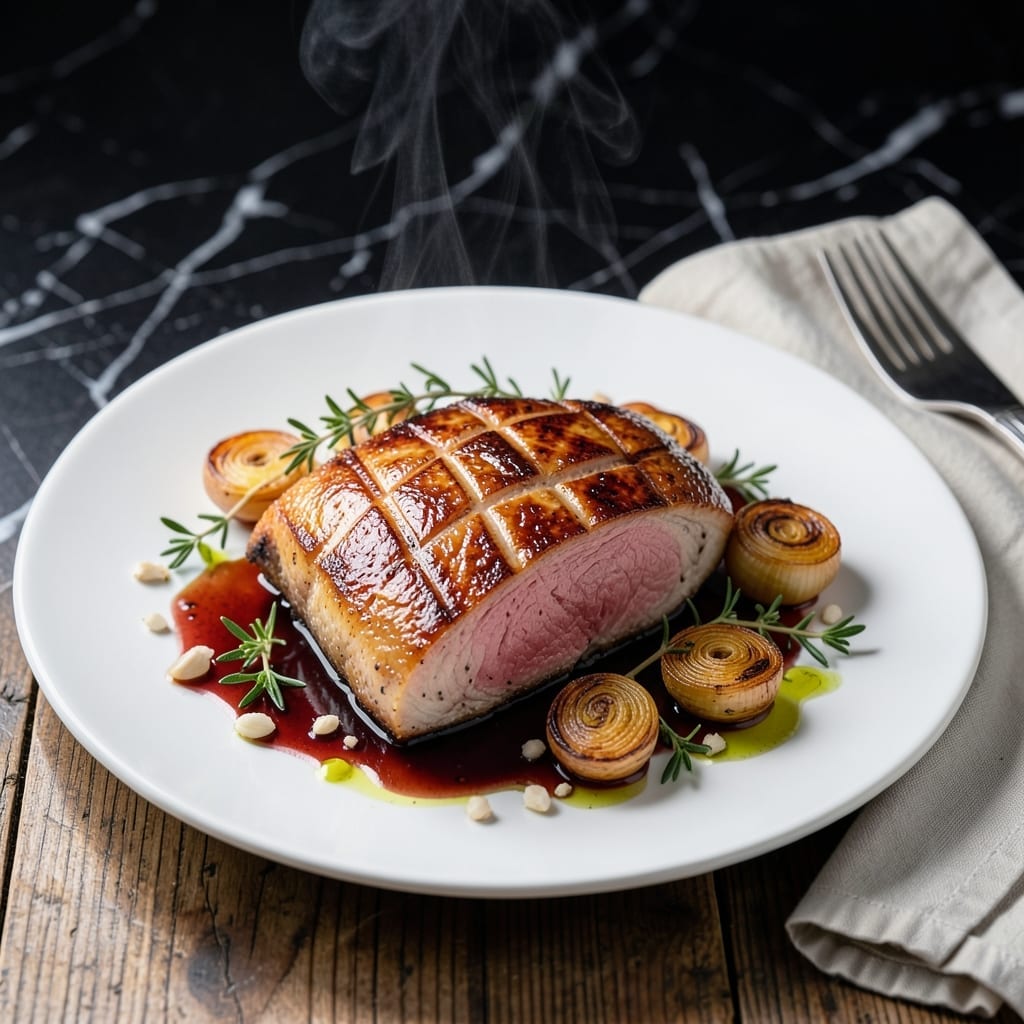 Gordon Ramsay's Duck Breast Recipe: Crisp Skin and Pink Centers