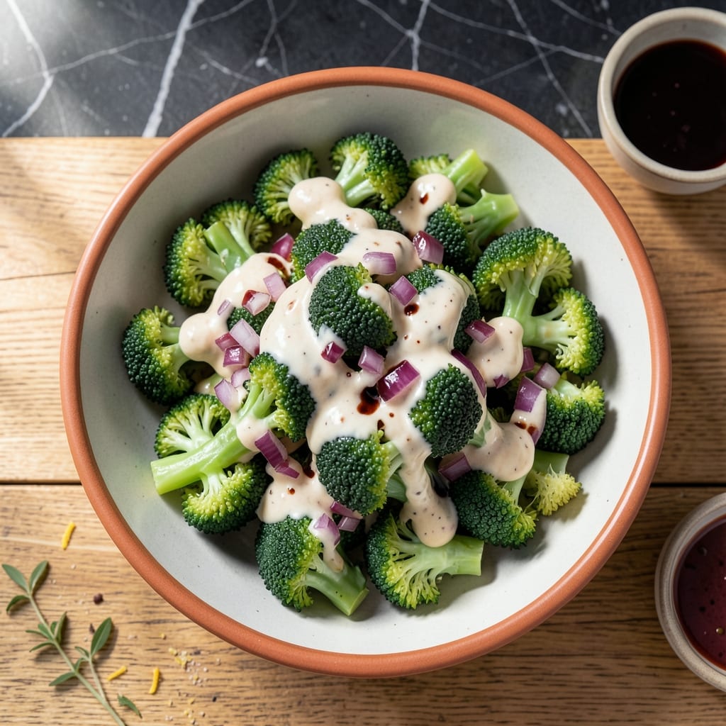 Broccoli Salad Recipe With Red Wine Vinegar: Tangy Crunch With Fresh Herbs Broccoli Salad Recipe With Red Wine Vinegar: Tangy Crunch With Fresh Herbs