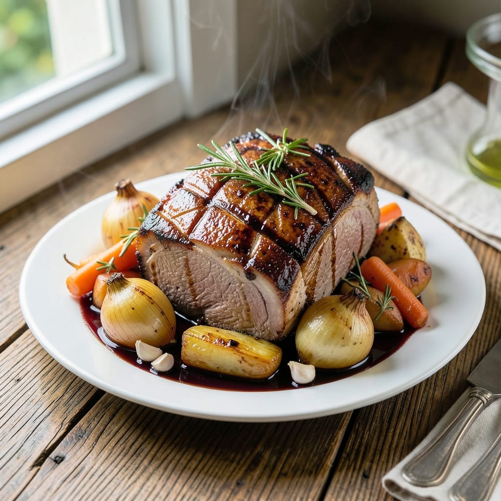 Pork Roast Recipe With Balsamic Vinegar: Slow-Roasted With Rich Glaze