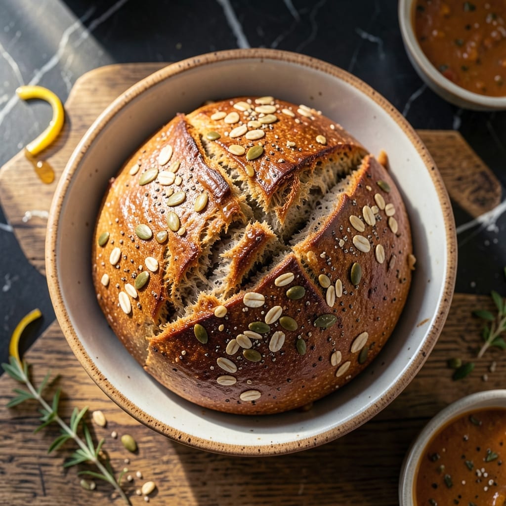Recipe Low GI Bread: Fiber-Rich Loaf for Sustained Energy