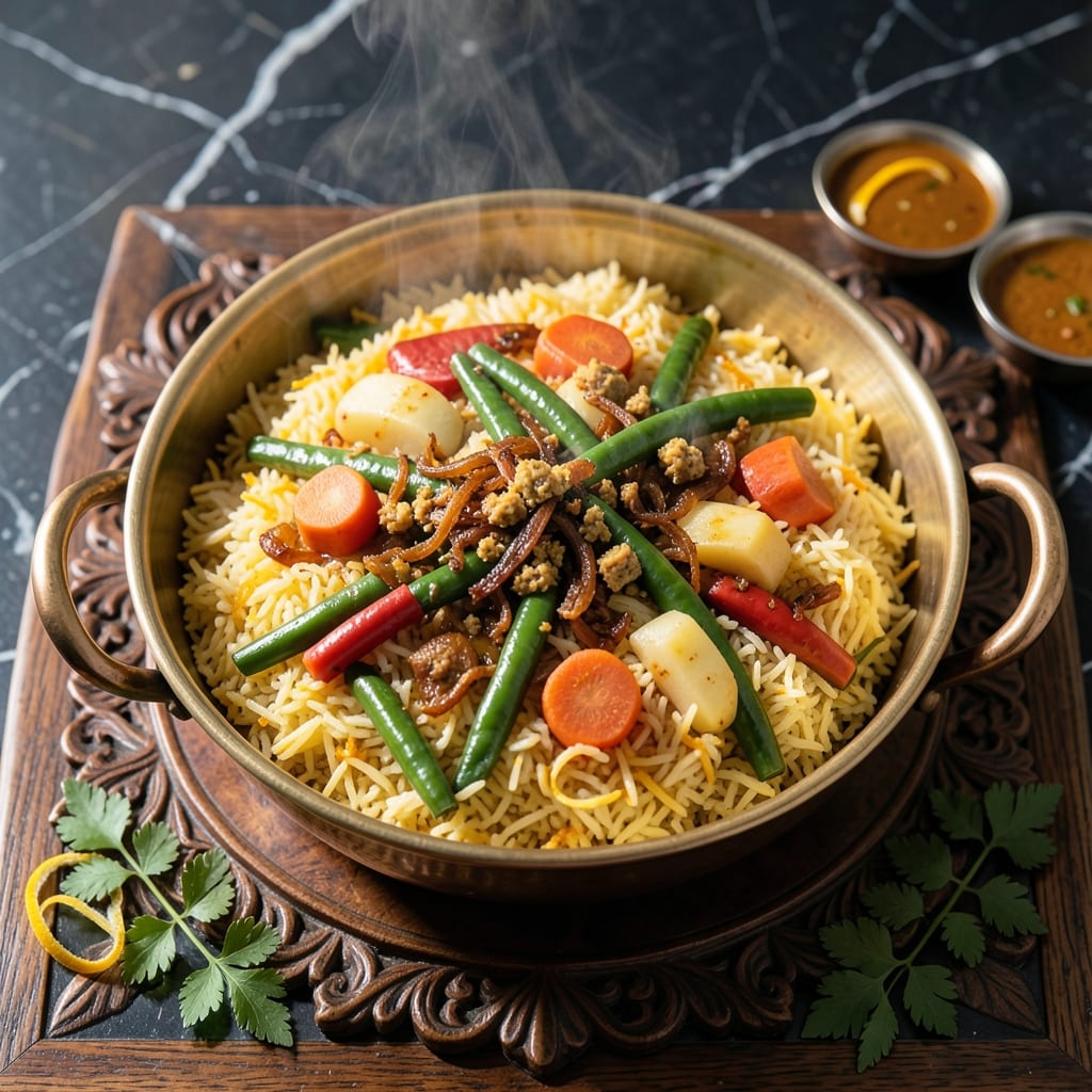 Hyderabadi Biryani Veg Recipe in Hindi: Authentic Dum-Style Spice Layers