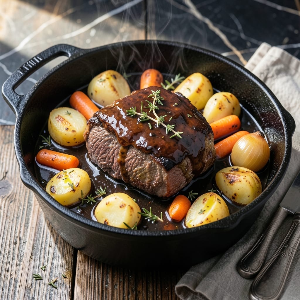 Guinness Pot Roast Recipe Crock Pot: Slow-Cooked Beer-Infused Tenderness