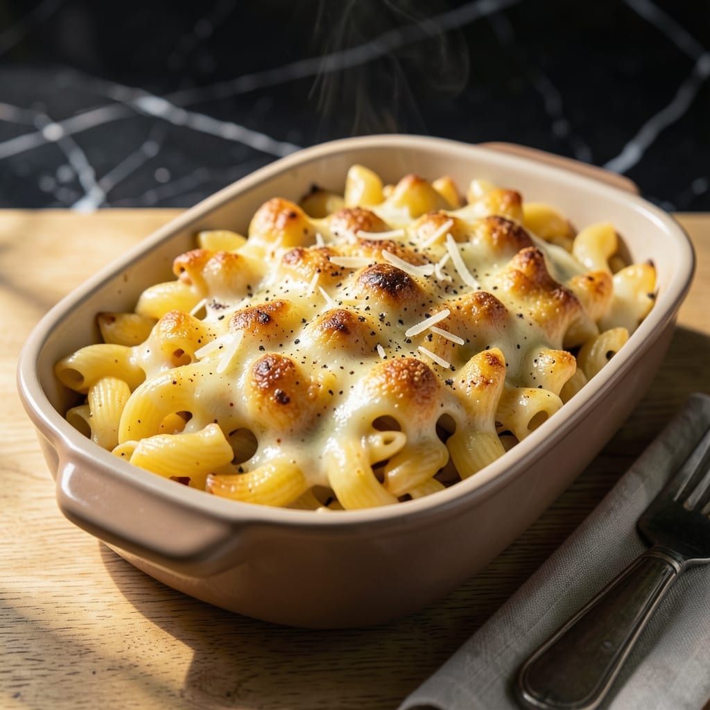 Macaroni and Cheese Recipe With Cavatappi Pasta: Three-Cheese Indulgence in Every Bite