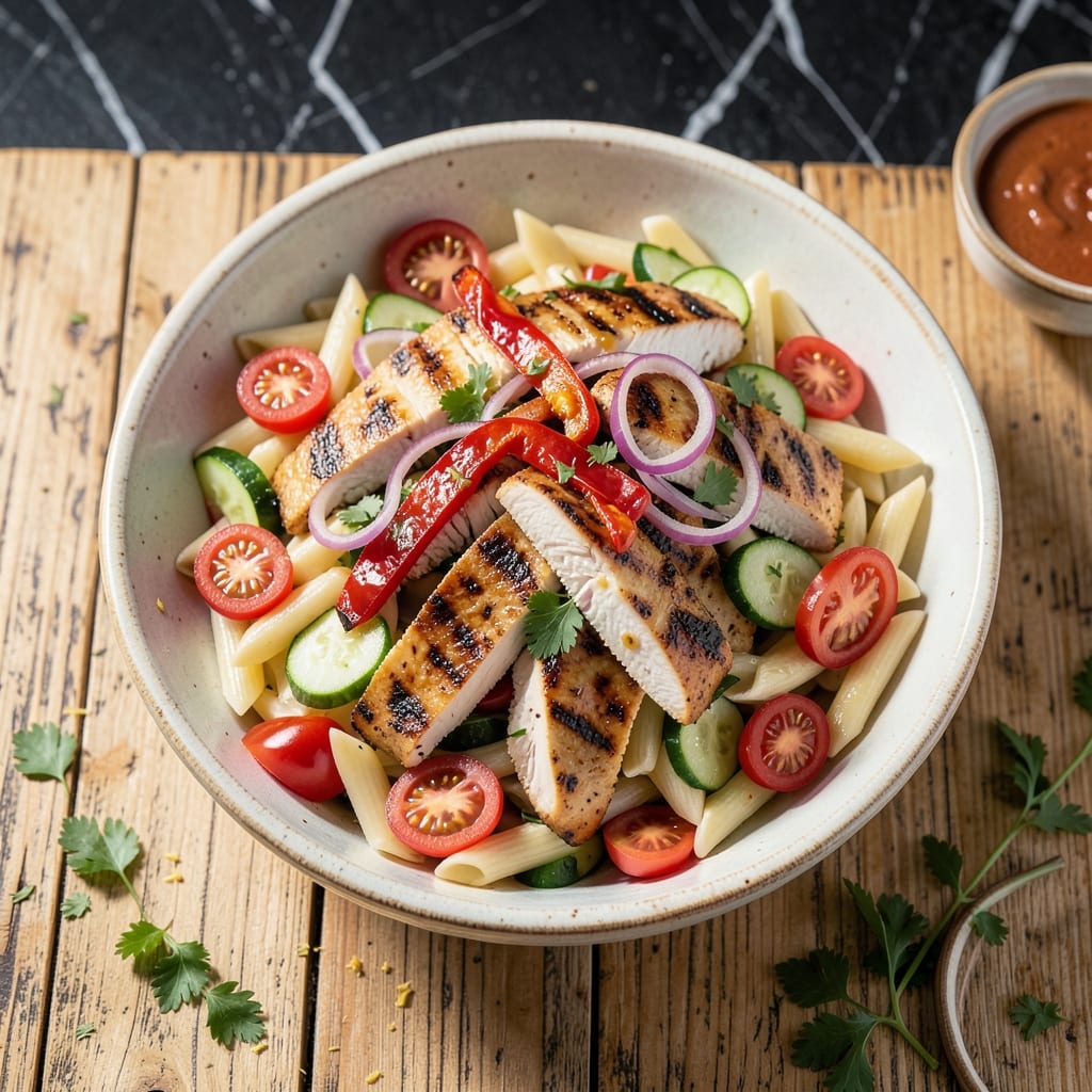 California Chicken Cafe Pasta Salad Recipe: Bright Mediterranean Flavors in a Bowl