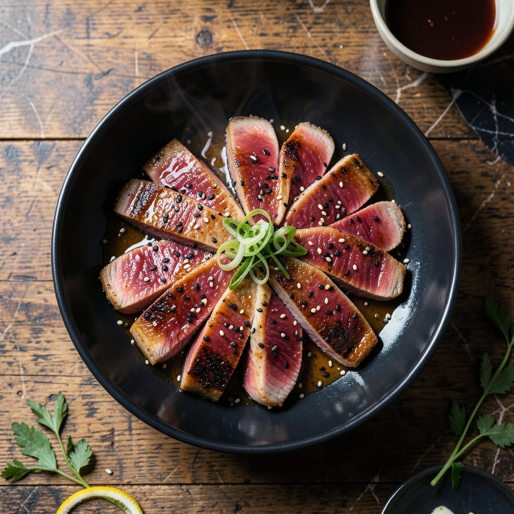 Ahi Tuna Oven Recipe: Flaky Centers With Sesame Crust